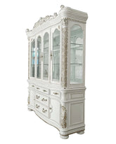 Vendom Antique Pearl Finish Hutch & Buffet Model DN01350 By ACME Furniture